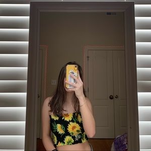 Sun Flower Tube Top